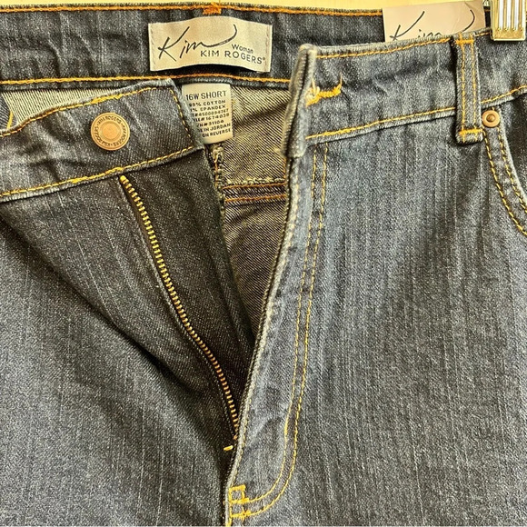 Kim Rogers 5 Pocket Easy Fit Jeans Blue Denim Women’s Size 18W Short - Picture 6 of 6